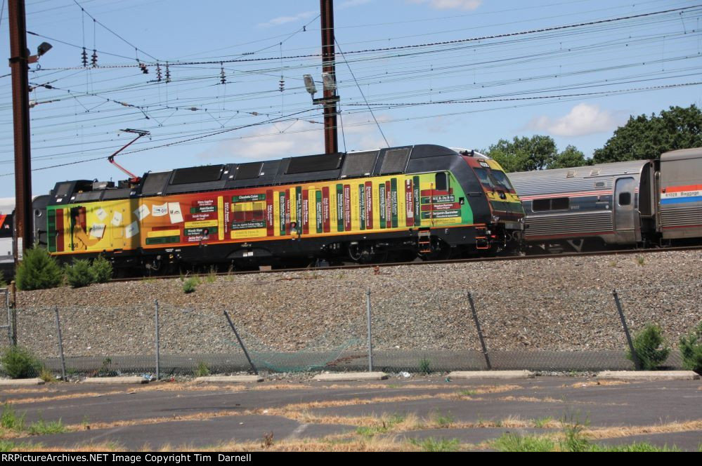 NJT 4508 and Amtrak #43